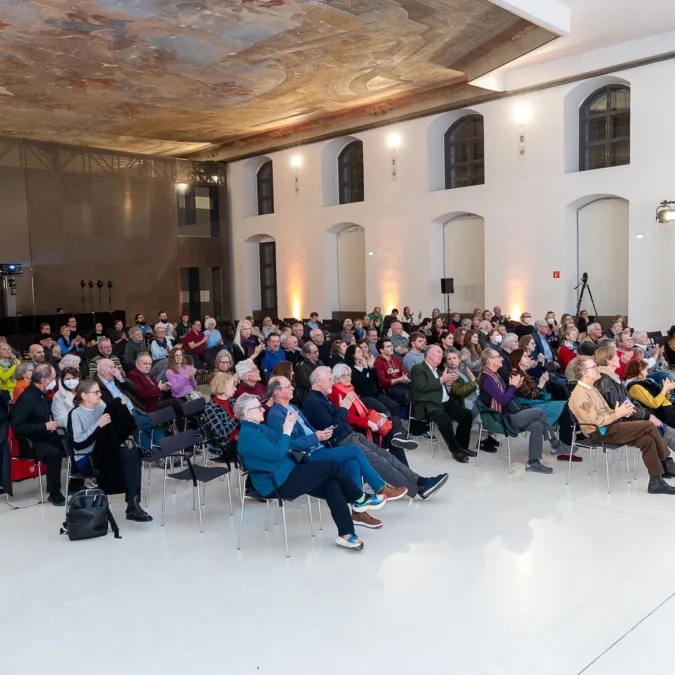 Science Talk 19.02.2024, Übersicht Publikum im Saal